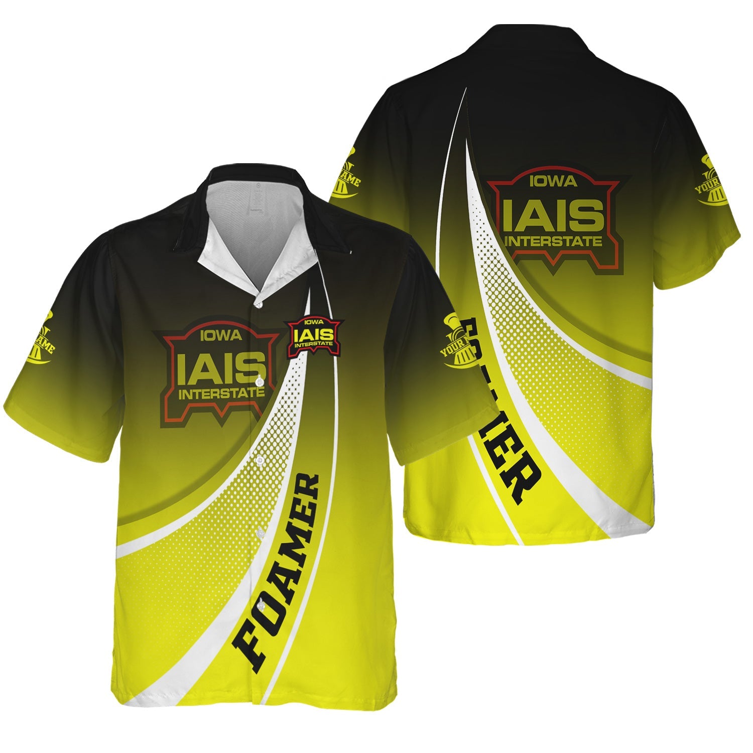 Railspirit Personalized Iowa Interstate Railroad Hawaiian Shirt Railway-Themed Style IAIS Shirt Gift Idea For Trainspotter