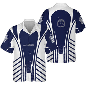Railspirit Personalized Jersey Central Railroad Hawaiian Shirt Striped Railroad Style CNJ Train Shirt All Over Print