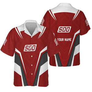 Railspirit Personalized Soo Line Railroad Hawaiian Shirt Railway Inspired Apparel Train Shirt For Train Lovers