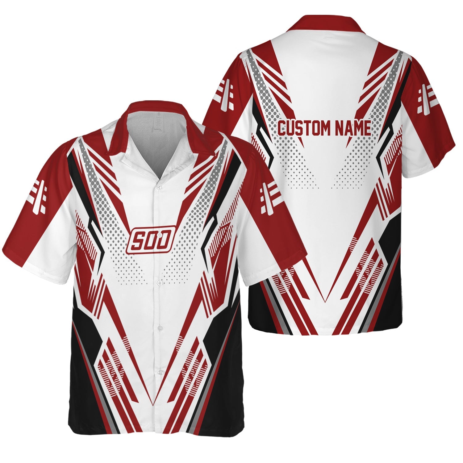 Railspirit Personalized Soo Line Railroad Hawaiian Shirt Railroad Tribute Design Train Shirt for Train Lovers