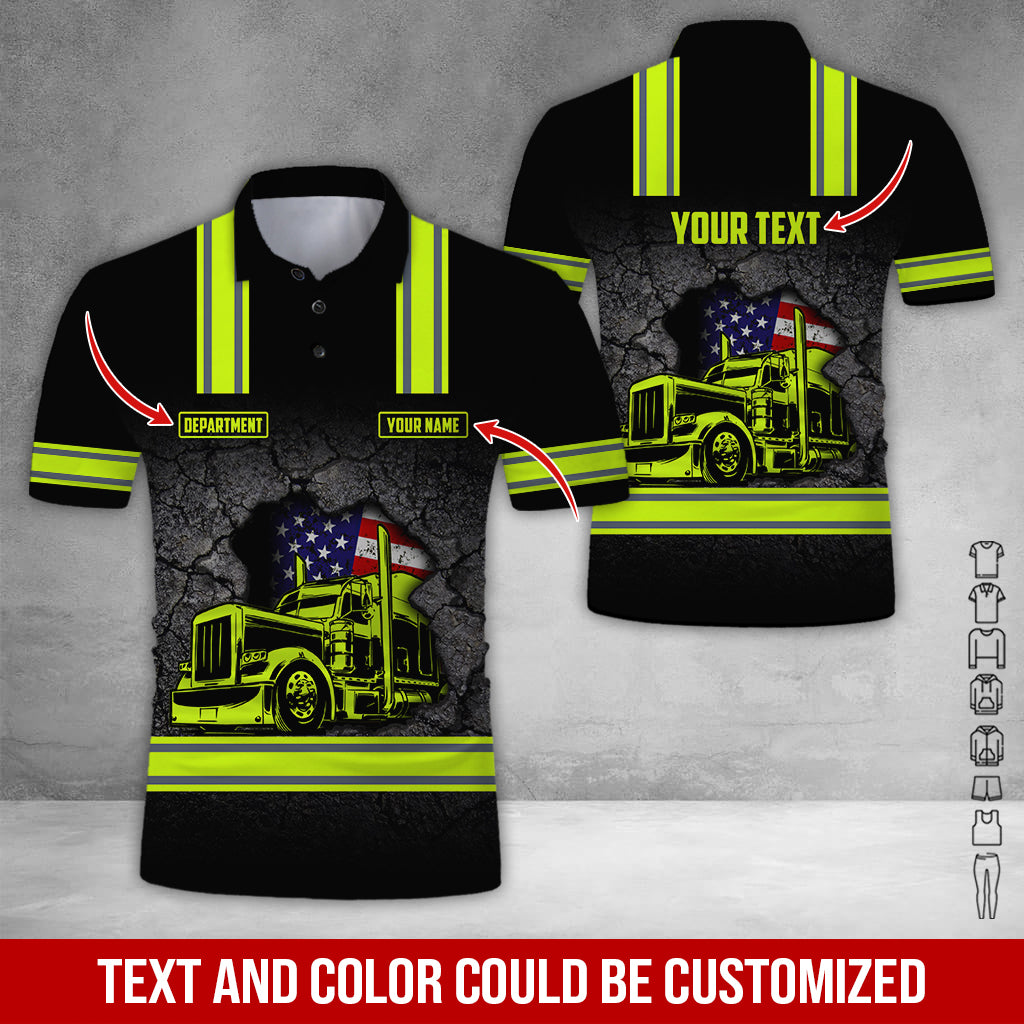 Customized Name Trucker Uniform 3D Printed Clothes, Personalized Gear