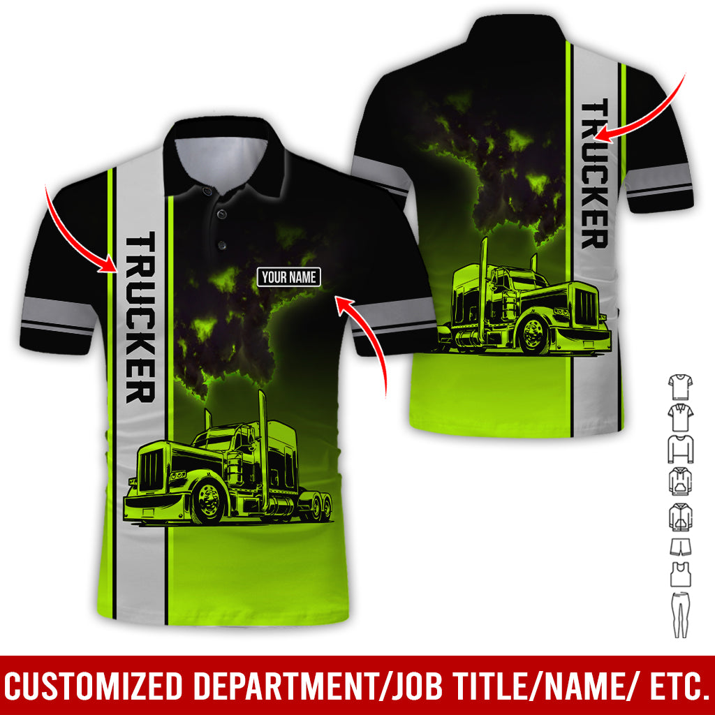 Custom Name Semi Truck Uniform Clothes, Personalized Tow Driver Apparel