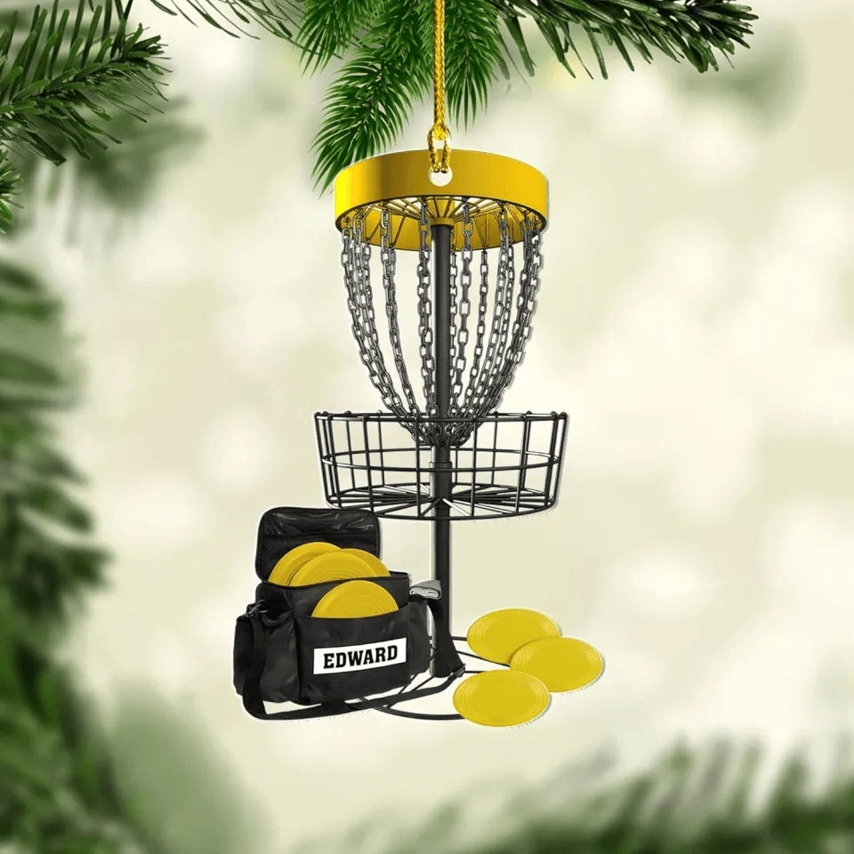 Custom Disc Golf Christmas Ornament 2025, Christmas Decor For Home, Christmas Tree Hanging, Gift For Family