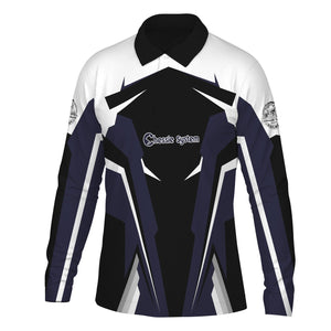 Railspirit Personalized Chessie System Railroad Long Sleeve Polo Shirt Strong Line Train Long Sleeve Polo Shirt Gift Idea For Train Lover