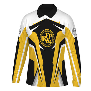 Railspirit Personalized Richmond, Fredericksburg And Potomac Railroad Long Sleeve Polo Shirt Strong Line Train Long Sleeve Polo Shirt Gift Idea For Train Lover