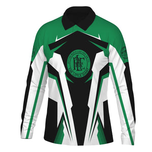 Railspirit Personalized Pittsburgh And Lake Erie Railroad Long Sleeve Polo Shirt Strong Line Train Long Sleeve Polo Shirt Gift Idea For Train Lover