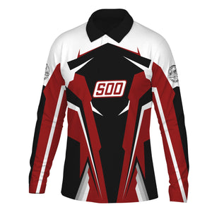 Railspirit Personalized Soo Line Railroad Long Sleeve Polo Shirt Strong Line Train Long Sleeve Polo Shirt Gift Idea For Train Lover