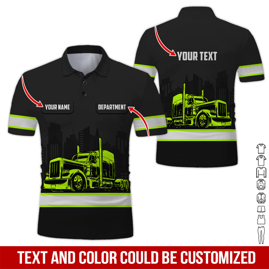 Customized Text Truck Driver Uniform Clothes, Personalized Tow Driver Gear