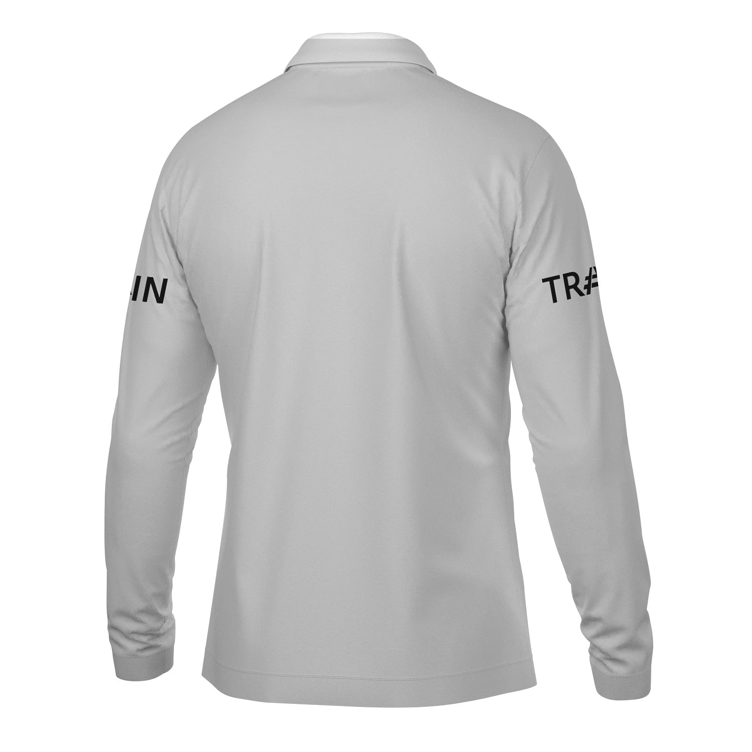 Railspirit Custom Name Bessemer And Lake Erie Railroad Long Sleeve Polo Shirt Railroad Crossing Sign Printed Shirt