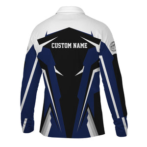 Railspirit Personalized Baltimore and Ohio Railroad Long Sleeve Polo Shirt B&O Strong Line Train Long Sleeve Polo Shirt Gift Idea For Train Lover