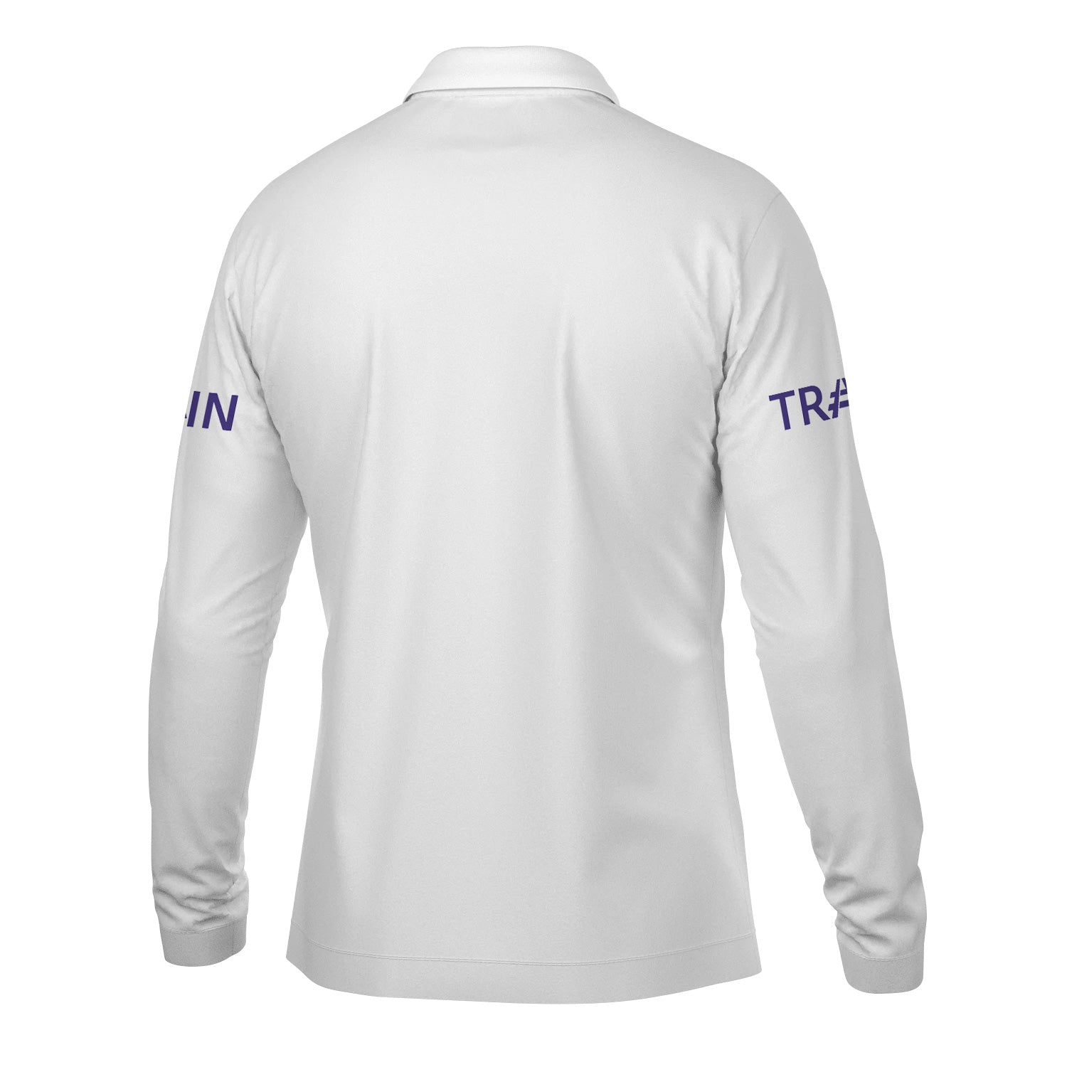 Railspirit Custom Name Southern Pacific Railroad Long Sleeve Polo Shirt Railroad Crossing Sign Printed Shirt