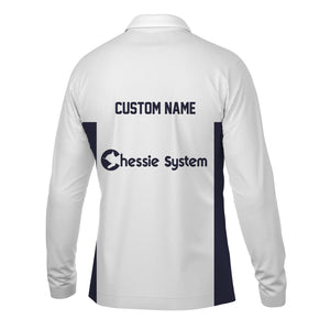 Railspirit Custom Name Chessie System Railroad Long Sleeve Polo Shirt Yes I Need All Those Train Printed Shirt