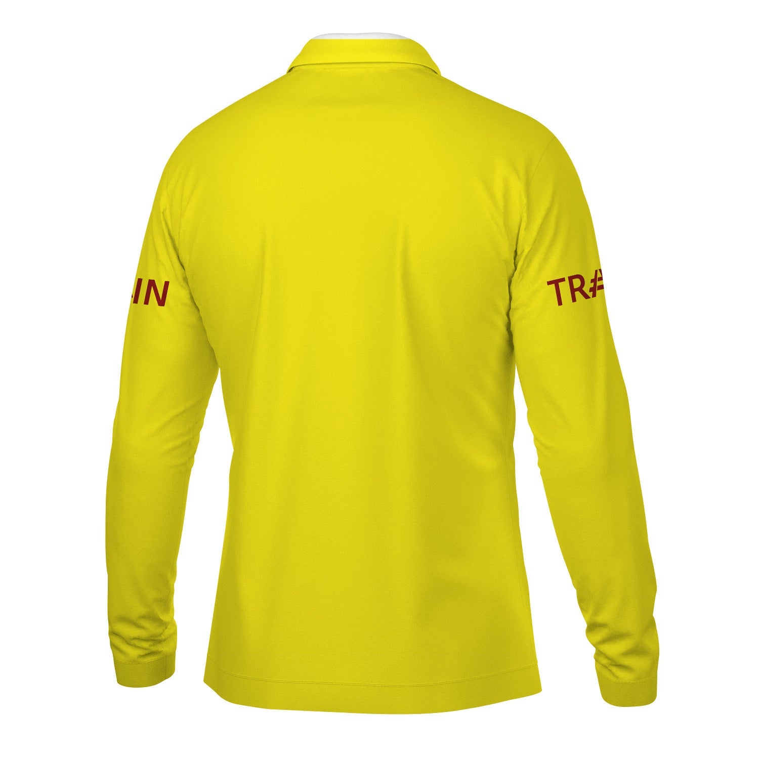 Railspirit Custom Name Denver and Rio Grande Western Railroad Long Sleeve Polo Shirt Railroad Crossing Sign Printed Shirt