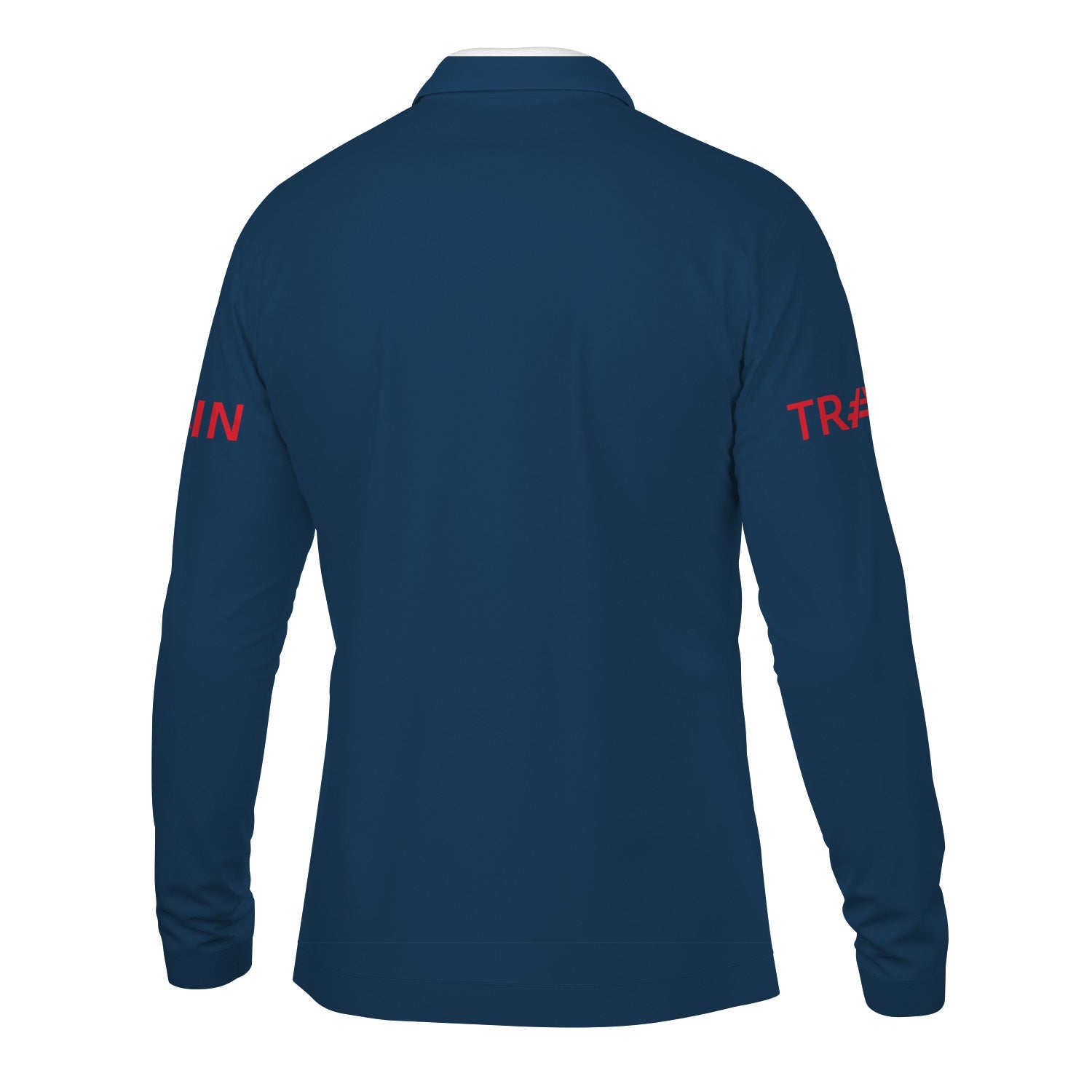 Railspirit Custom Name Wabash Railroad Long Sleeve Polo Shirt Railroad Crossing Sign Printed Shirt