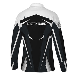 Railspirit Personalized Western Pacific Railroad Long Sleeve Polo Shirt Strong Line Train Long Sleeve Polo Shirt Gift Idea For Train Lover