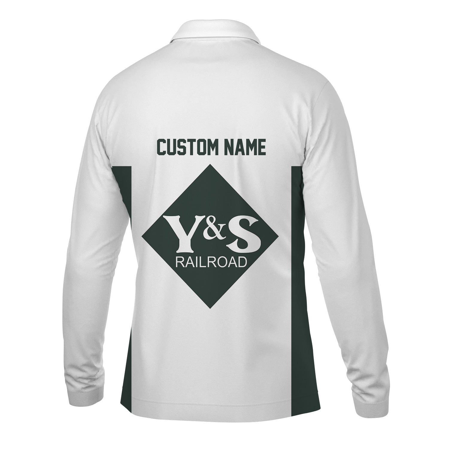 Railspirit Custom Name Youngstown & Southern Railroad Long Sleeve Polo Shirt Yes I Need All Those Train Printed Shirt