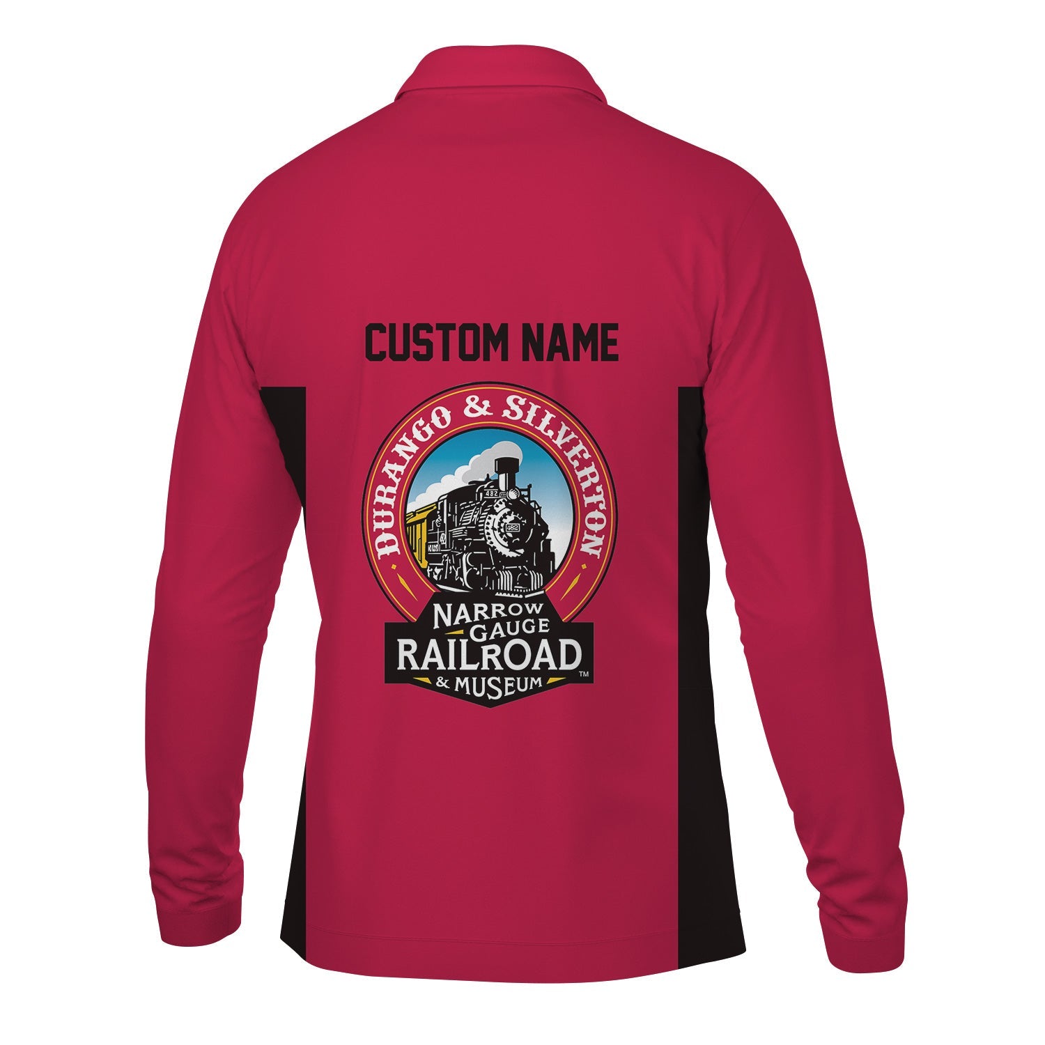 Railspirit Custom Name Durango And Silverton Narrow Gauge Railroad Long Sleeve Polo Shirt Yes I Need All Those Train Printed Shirt