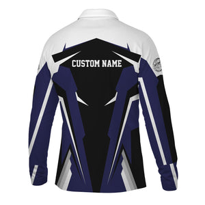 Railspirit Personalized CSX Transportation Railroad Long Sleeve Polo Shirt Strong Line Train Long Sleeve Polo Shirt Gift Idea For Train Lover