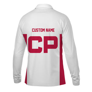 Railspirit Custom Name Canadian Pacific Railroad Long Sleeve Polo Shirt Yes I Need All Those Train Printed Shirt