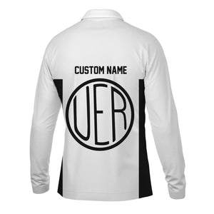 Railspirit Custom Name Union Electric Railway Long Sleeve Polo Shirt Yes I Need All Those Train Printed Shirt