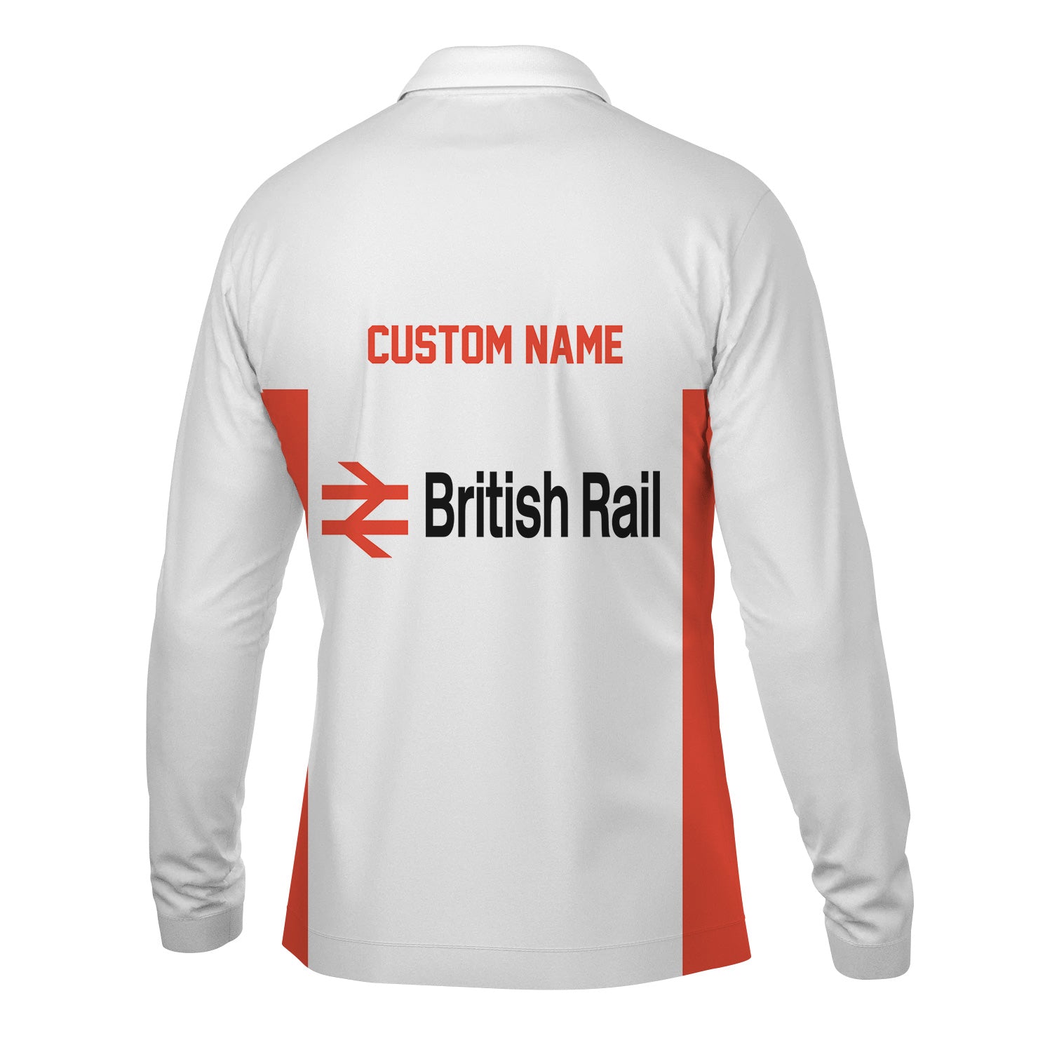 Railspirit Custom Name Bristish Railway Long Sleeve Polo Shirt Yes I Need All Those Train Printed Shirt