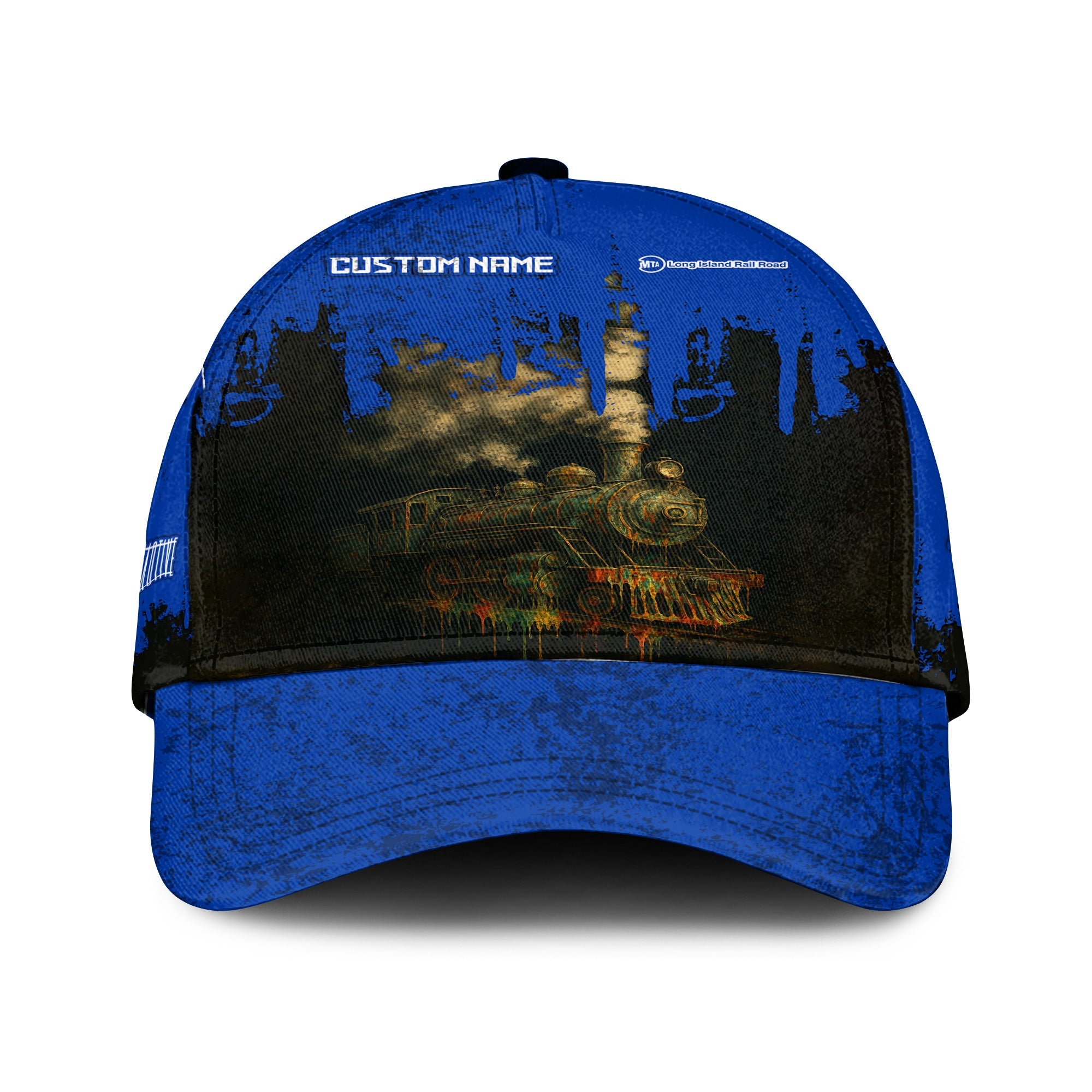 Railspirit Personalized Long Island Railroad Classic Cap Vintage Train Art Style Cap For Locomotive Fans