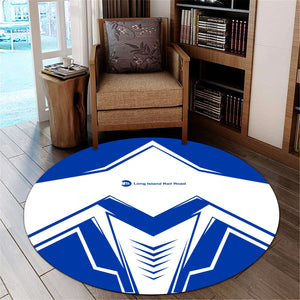 Railspirit Long Island Railroad Round Mat Railway Trainspotter Style Mat Gift Idea For Foamers