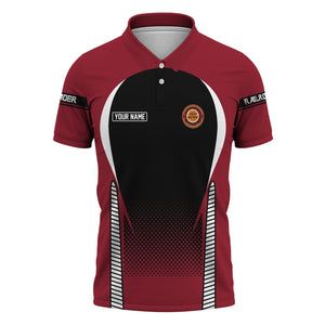 Railspirit Personalized Chicago Great Western Railroad Polo Shirt Stress Is Caused By Not Having Enough Trains Shirt All Over Print