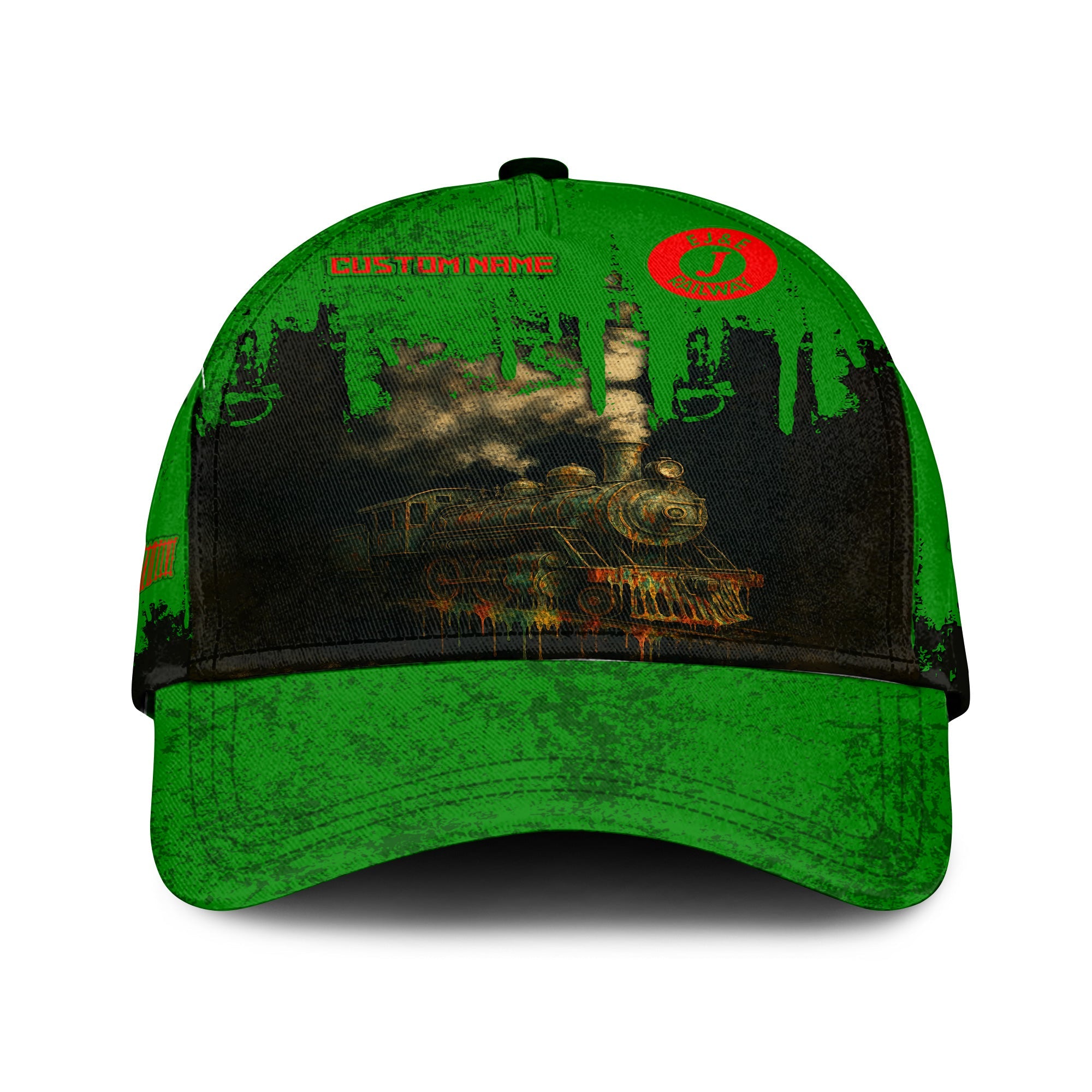 Railspirit Personalized Elgin Joliet And Eastern Railroad Classic Cap Vintage Train Art Style Cap For Locomotive Fans