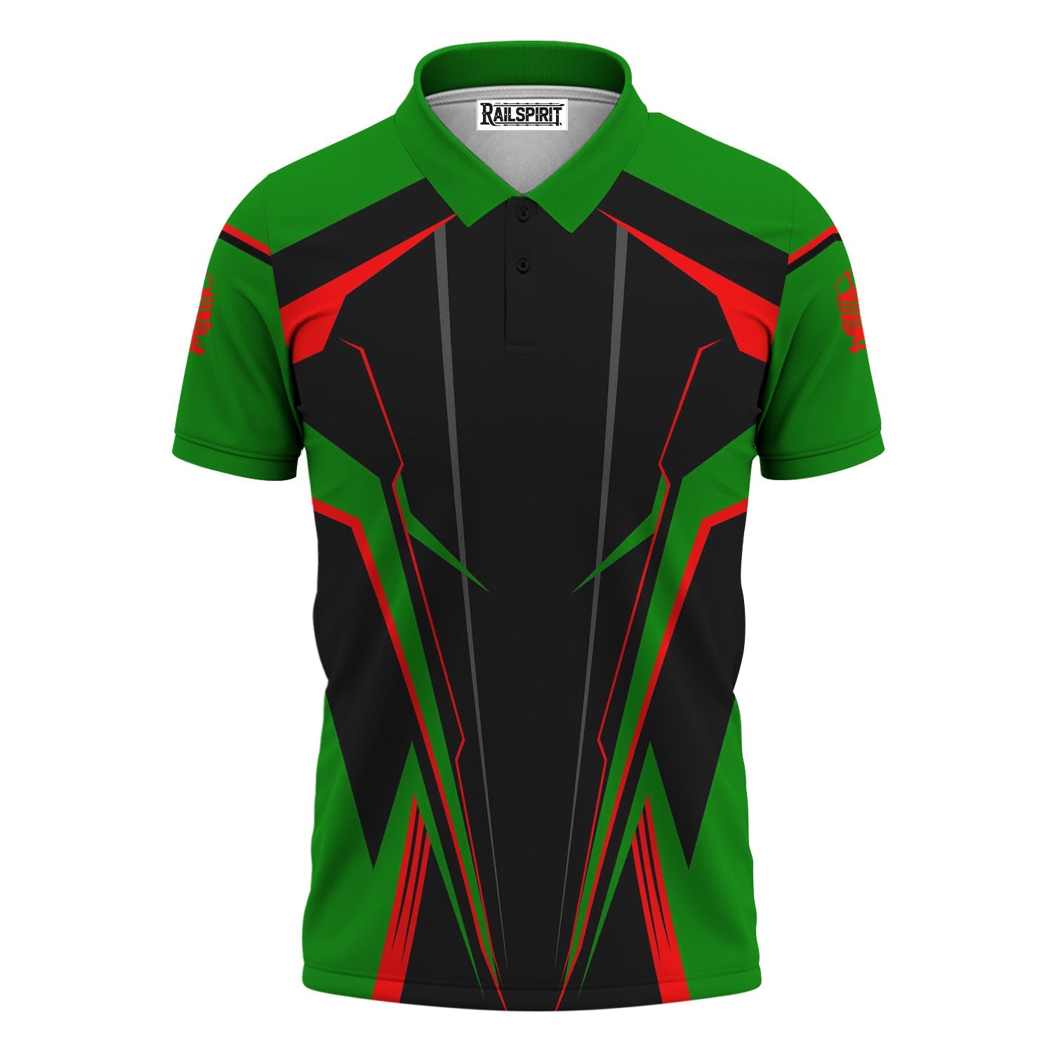 Railspirit Personalized Elgin Joliet And Eastern Railroad Polo Shirt Lightning-Edge Design Train Shirt For Railroad Lovers