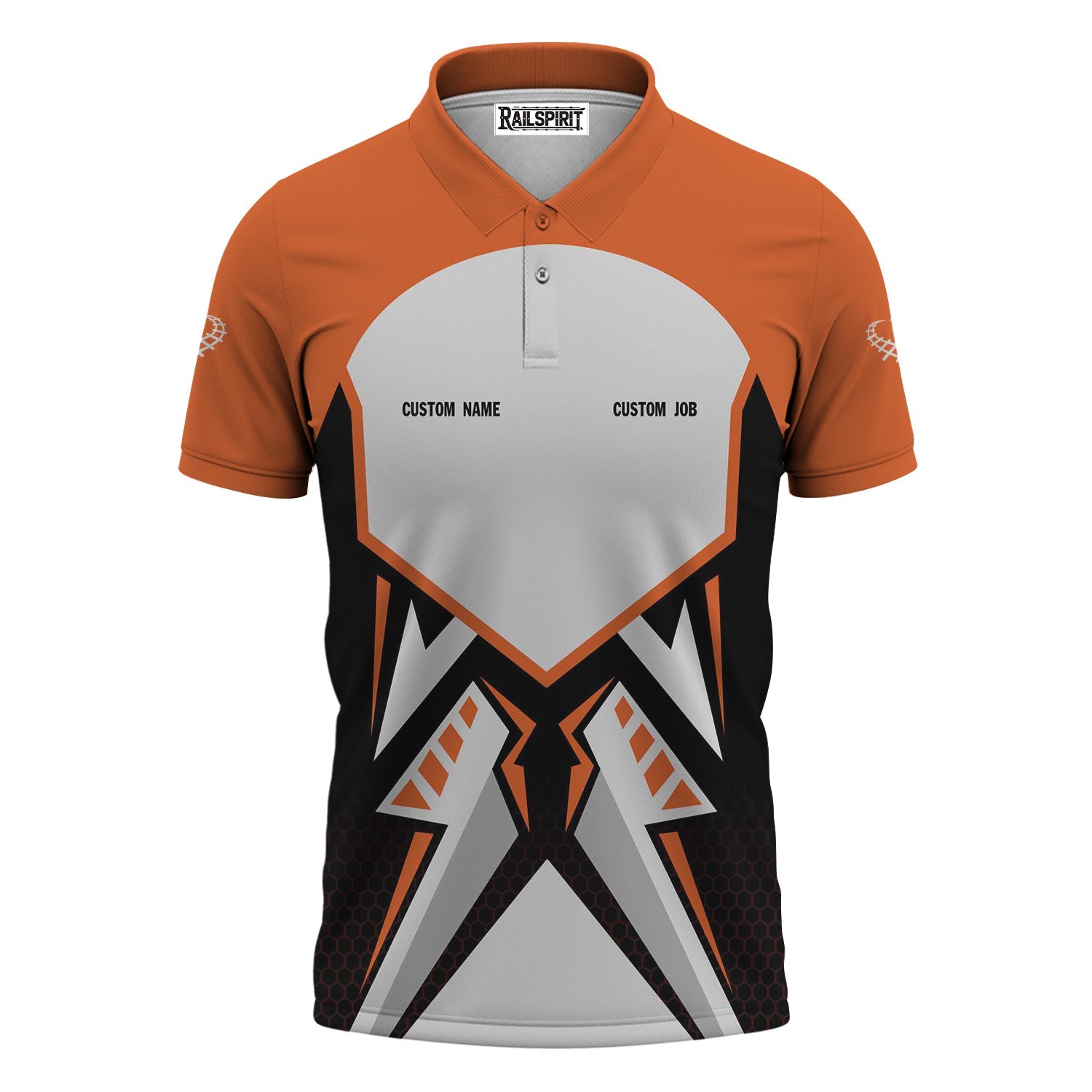 Railspirit Personalized Bessemer And Lake Erie Railroad Polo Shirt Vibriant Style with Custom Position Train Shirt