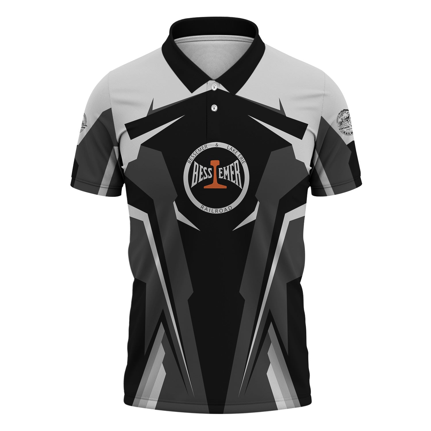 Railspirit Personalized Bessemer And Lake Erie Railroad Polo Shirt Strong Line Style Train Unisex Shirt All Over Print