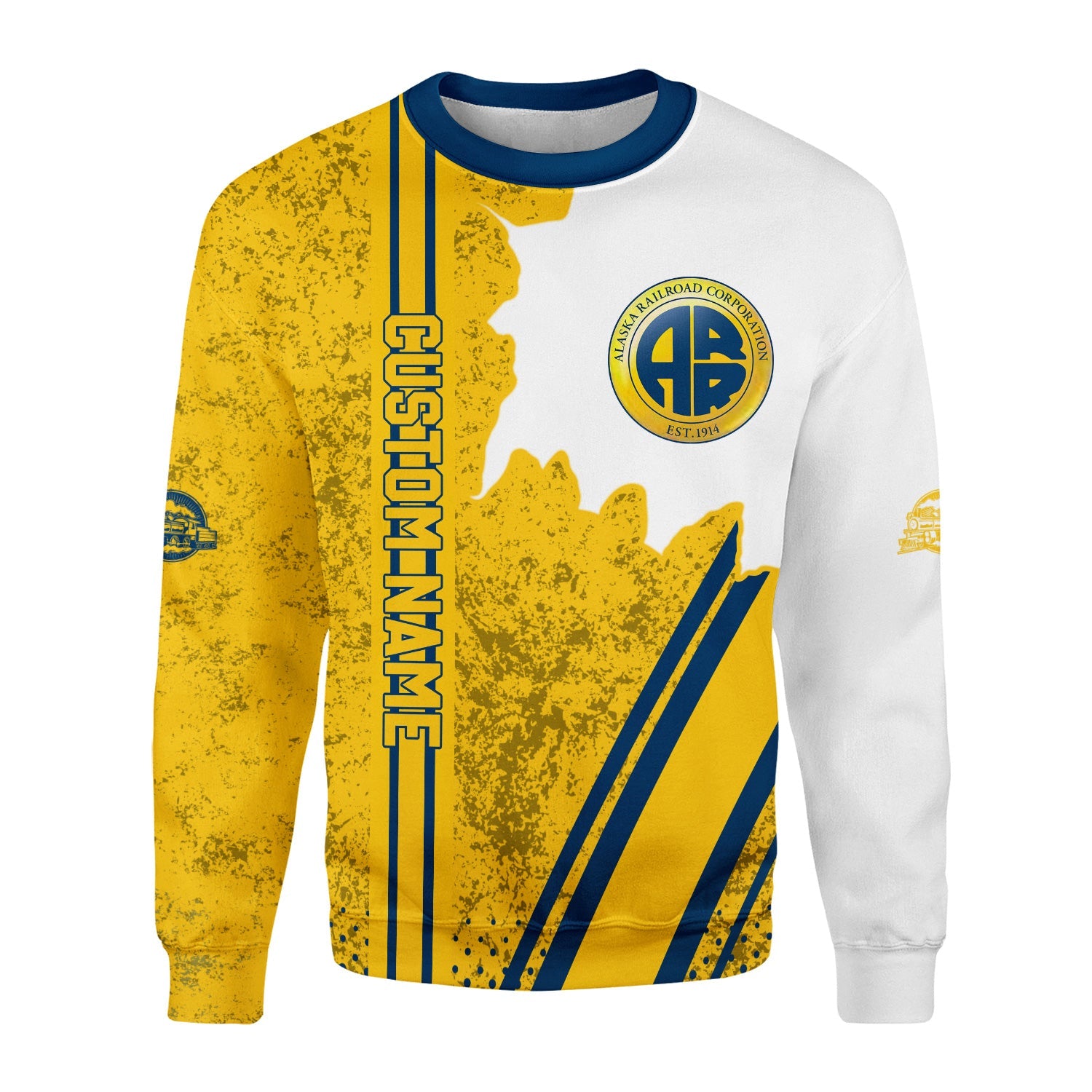 Railspirit Personalized Alaska Railroad Sweatshirt All Over Printed Unisex Shirt