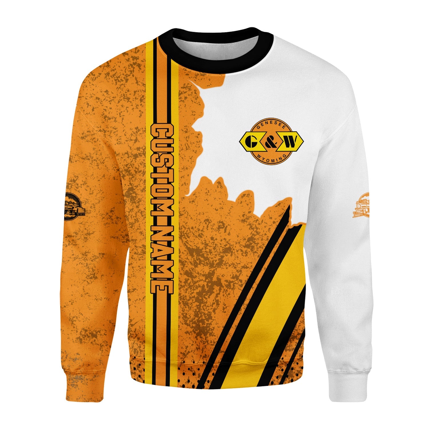 Railspirit Personalized Genesee & Wyoming Inc. Railroad Sweatshirt All Over Printed Unisex Shirt