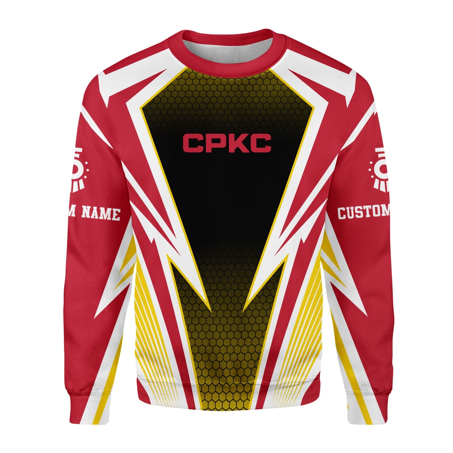 Railspirit Personalized Canadian Pacific Kansas City Sweatshirt Lightning Graphic Style CPKC Shirt Gift Idea For Train Lover