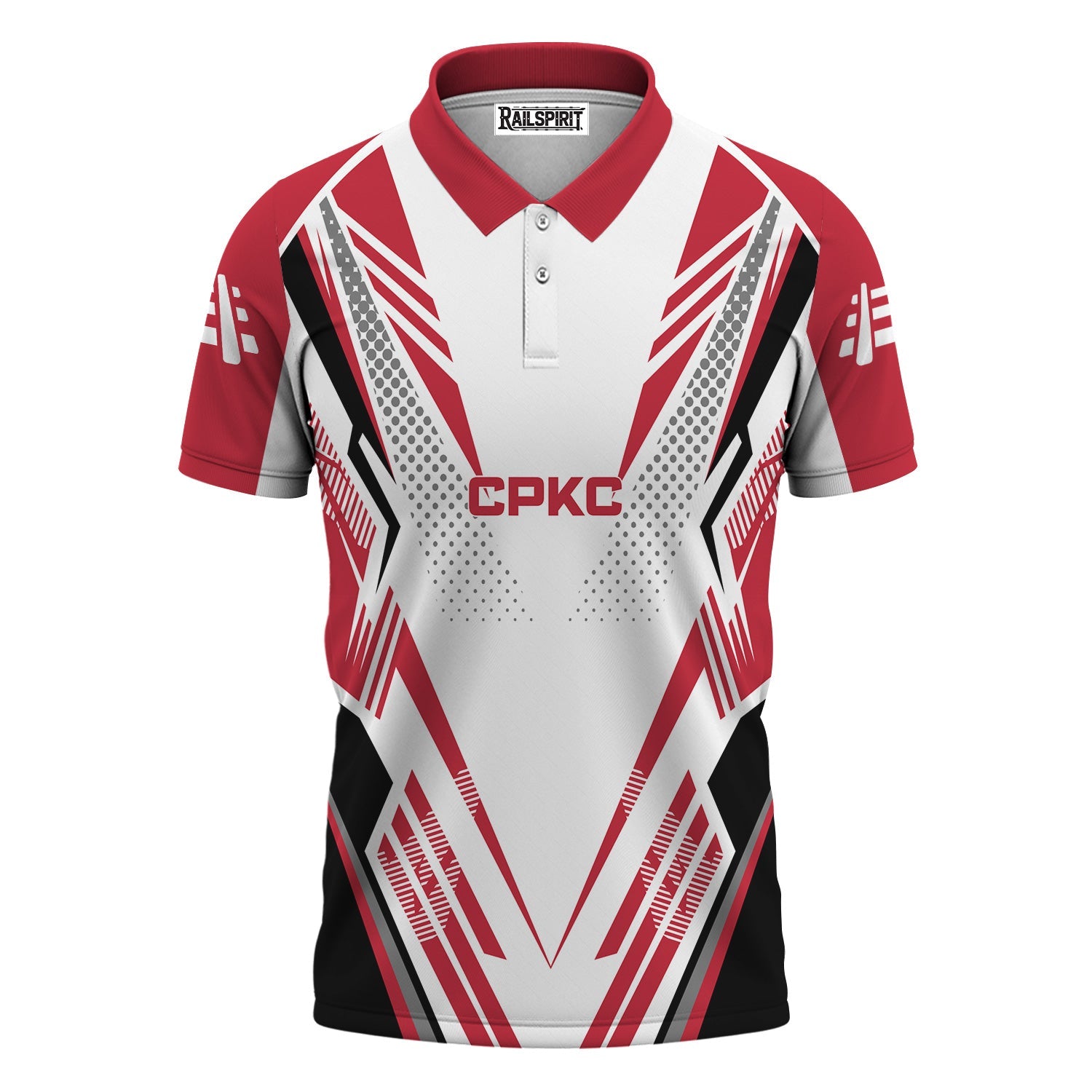 Railspirit Personalized Canadian Pacific Kansas City Polo Shirt Railroad Tribute Design CPKC Train Shirt for Train Lovers