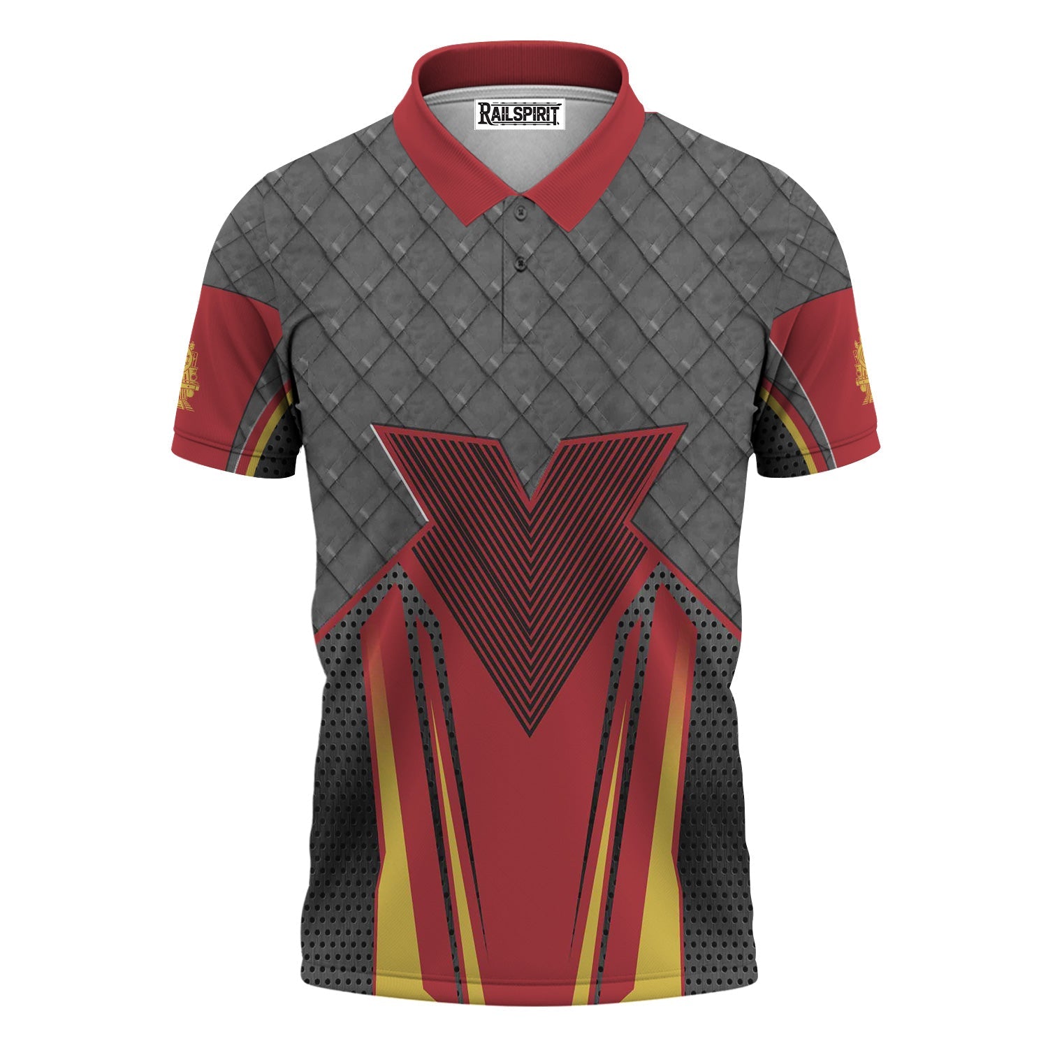 Railspirit Personalized Florida East Coast Railway Polo Shirt Rugged Steel Vibes Train Shirt All Over Print