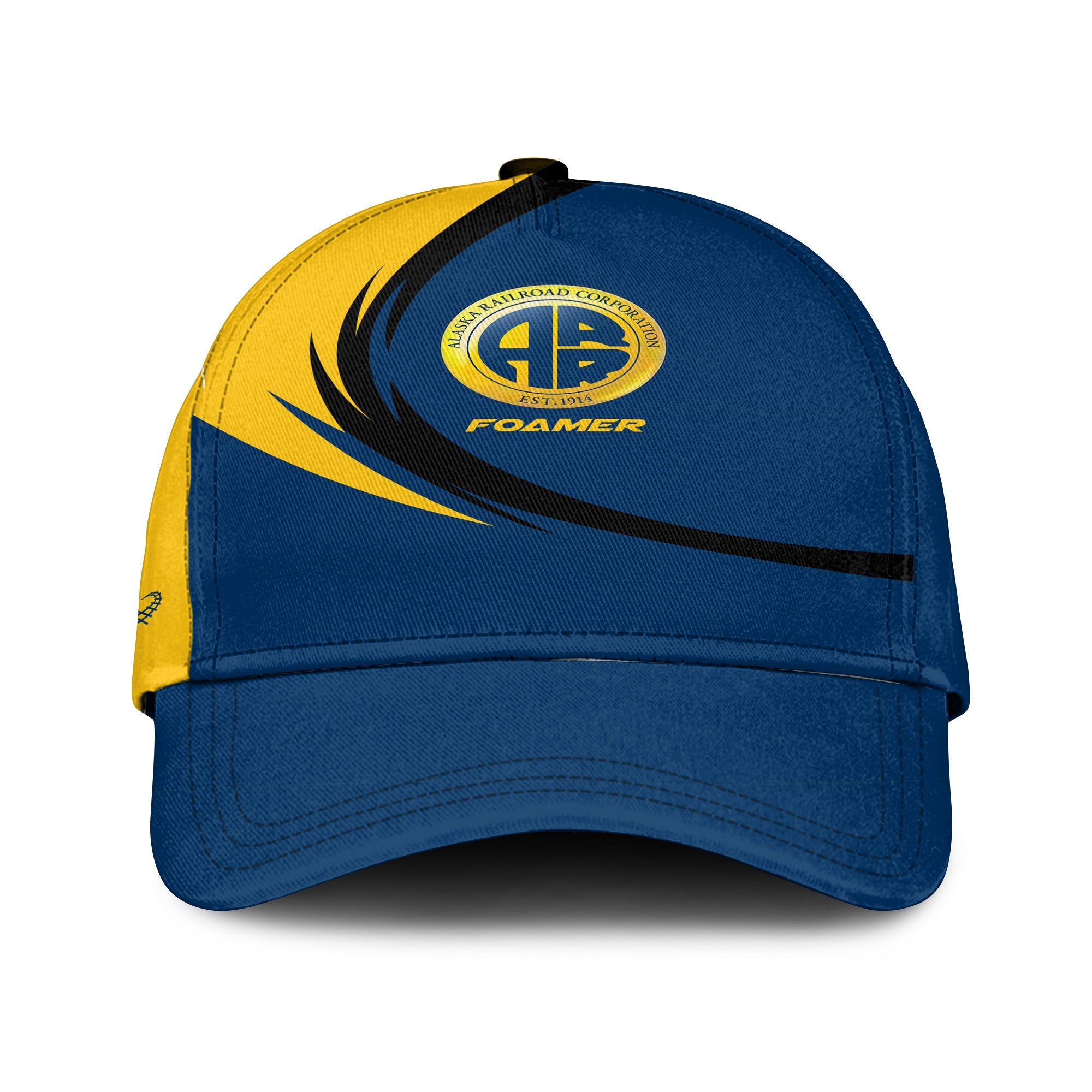 Railspirit Alaska Railroad Classic Cap Unique Graphic Style Cap For Train Enthusiasts