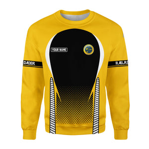 Railspirit Personalized Alaska Railroad Sweatshirt Stress Is Caused By Not Having Enough Trains Shirt All Over Print Shirt