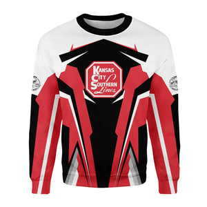 Railspirit Personalized Kansas City Southern Sweatshirt Strong Line Style Train Unisex Shirt All Over Print