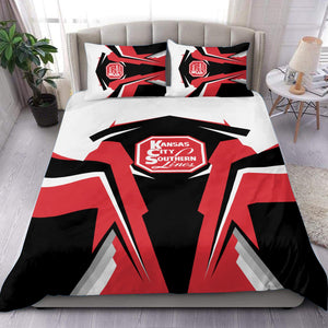 Railspirit Kansas City Southern Bedding Set Strong Line Style Bedding Set All Over Print