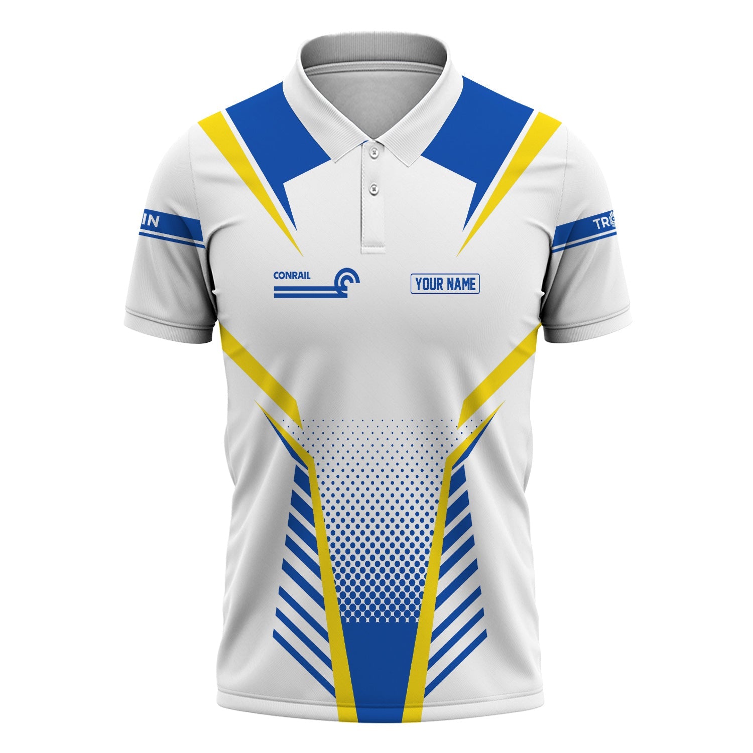 Railspirit Personalized Conrail Railroad Polo Shirt Unisex Train Shirt All Over Print