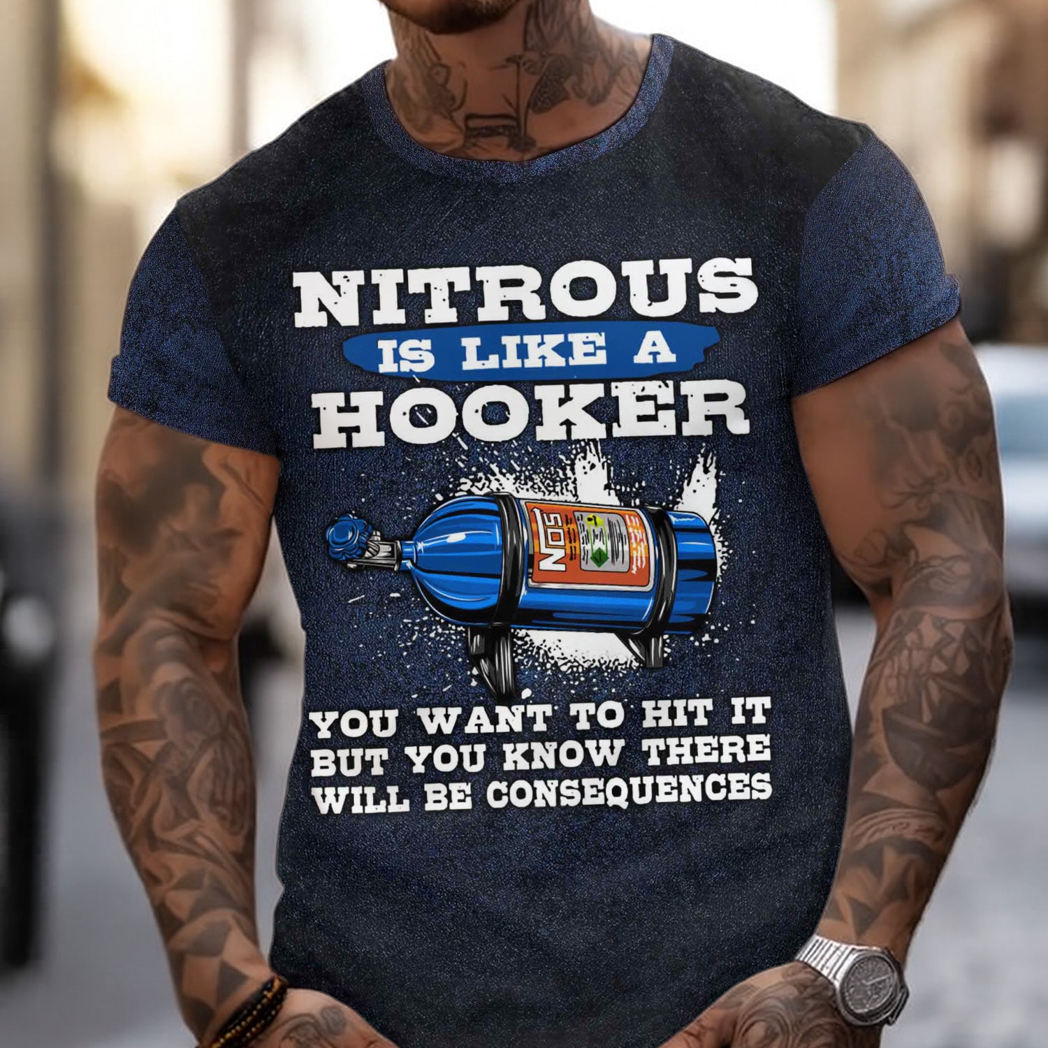 Vintage Mechanic Shirt Nitrous Is Like A Hooker T Shirt Gift For Men