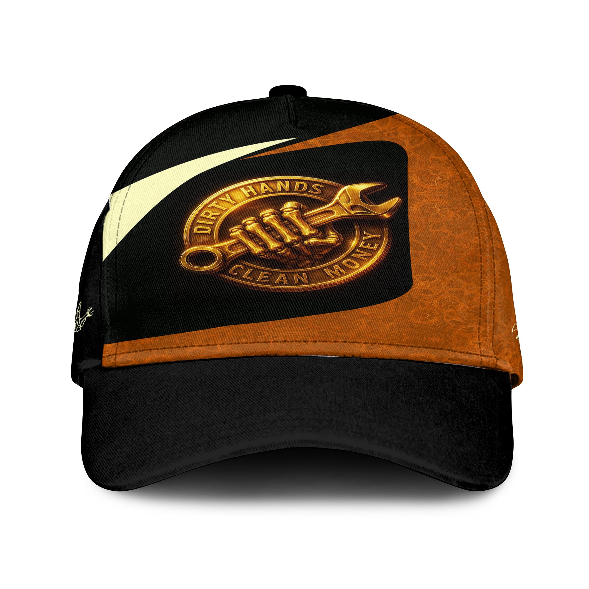 Personalized Classic Cap Skill Mechanics Hand Clean Money Cap For Mechanics