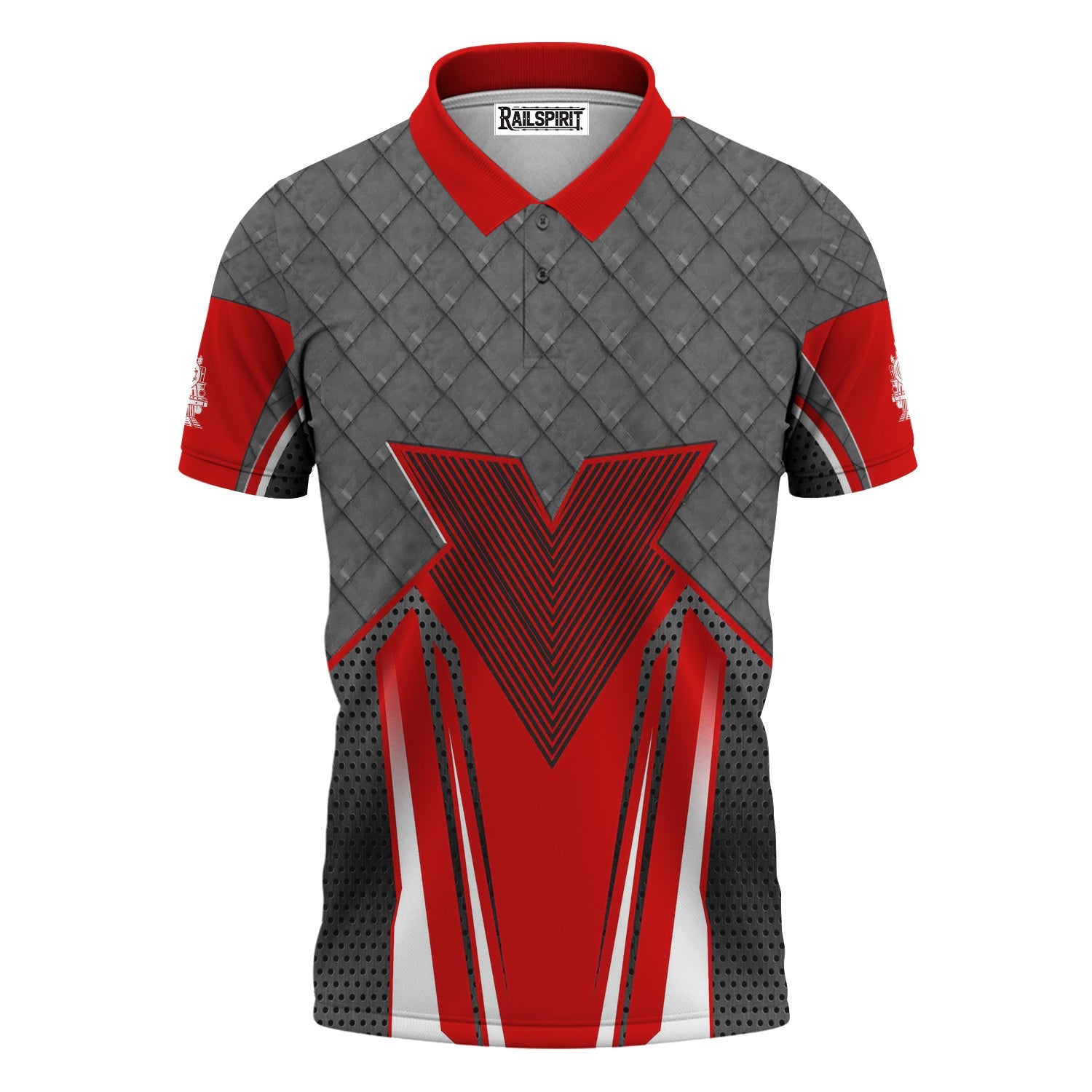 Railspirit Personalized Pennsylvania Railroad Polo Shirt Rugged Steel Vibes Train Shirt All Over Print