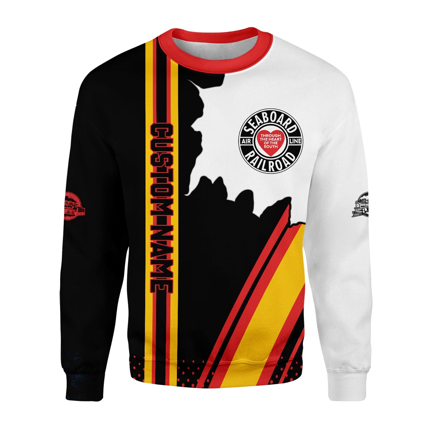 Railspirit Personalized Seaboard Air Line Railroad Sweatshirt All Over Printed Unisex Shirt