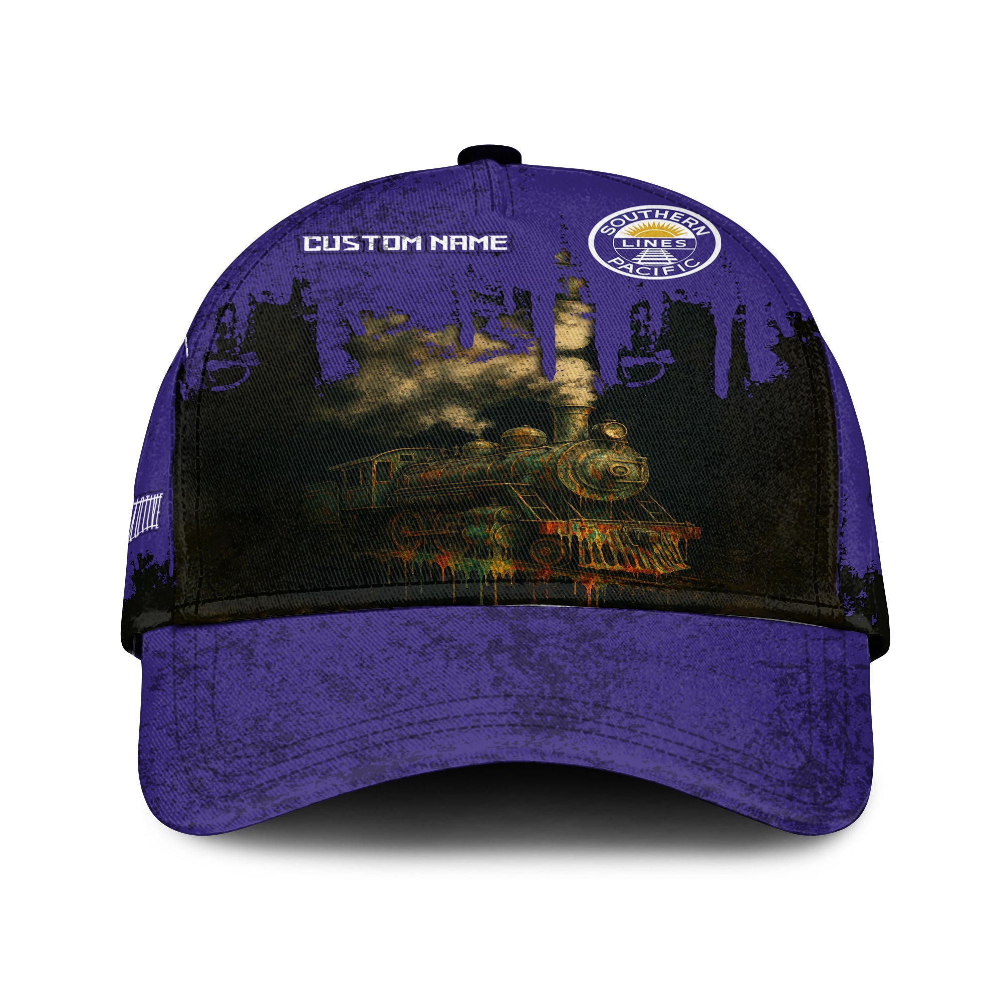 Railspirit Personalized Southern Pacific Railroad Classic Cap Vintage Train Art Style Cap For Locomotive Fans