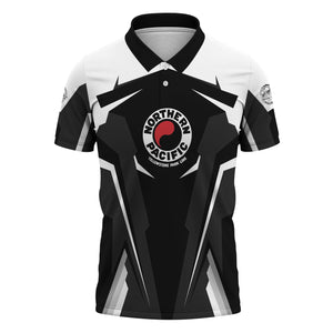 Railspirit Personalized Northern Pacific Railway Polo Shirt Strong Line Style Train Unisex Shirt All Over Print