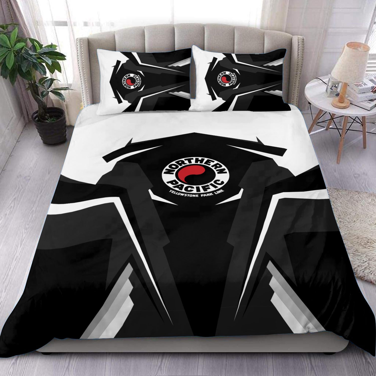 Railspirit Northern Pacific Railway Bedding Set Strong Line Style Bedding Set All Over Print