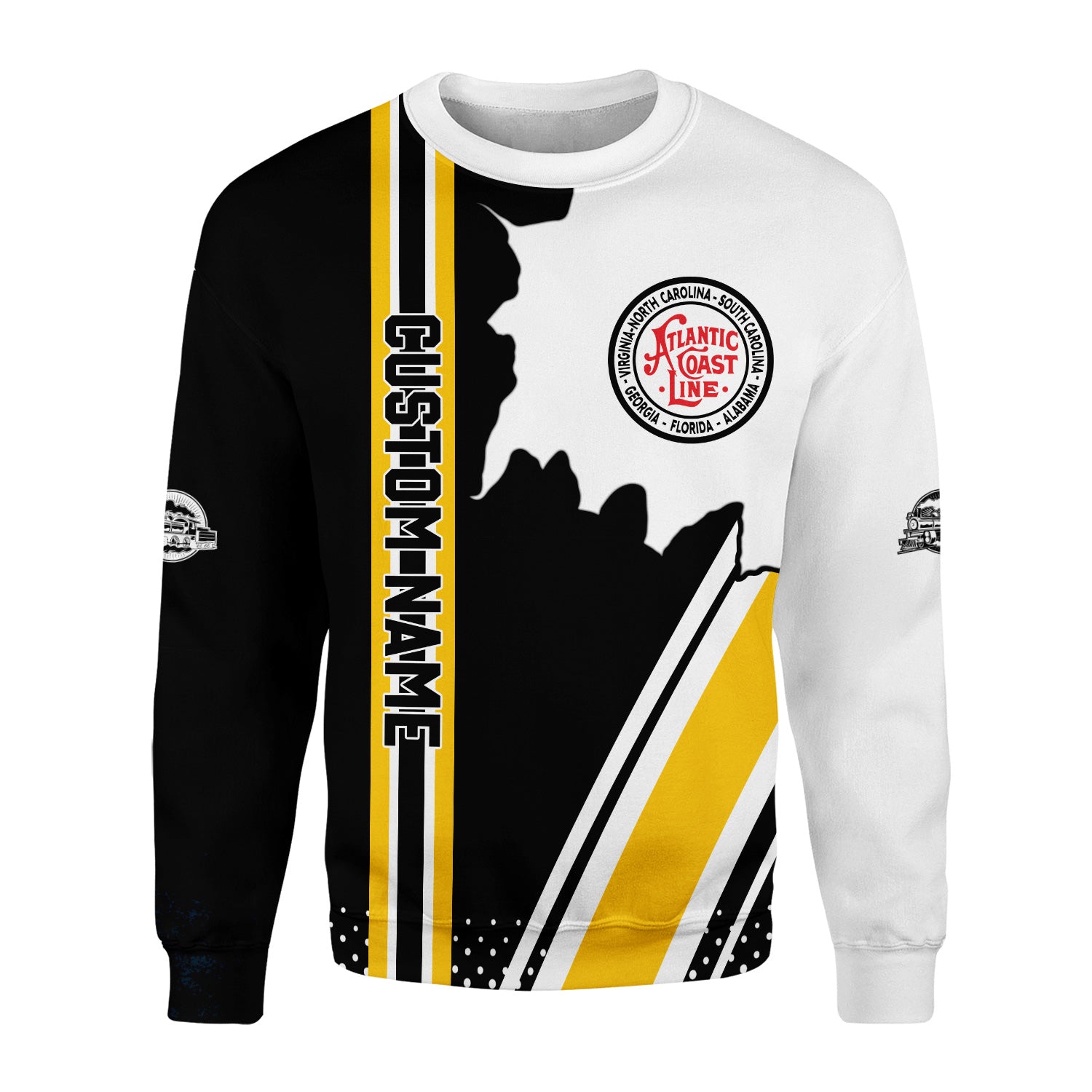 Railspirit Personalized Atlantic Coast Line Railroad Sweatshirt All Over Printed Unisex Shirt